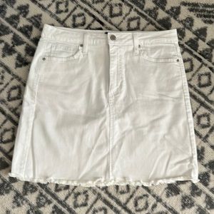 NWOT White Denim Skirt